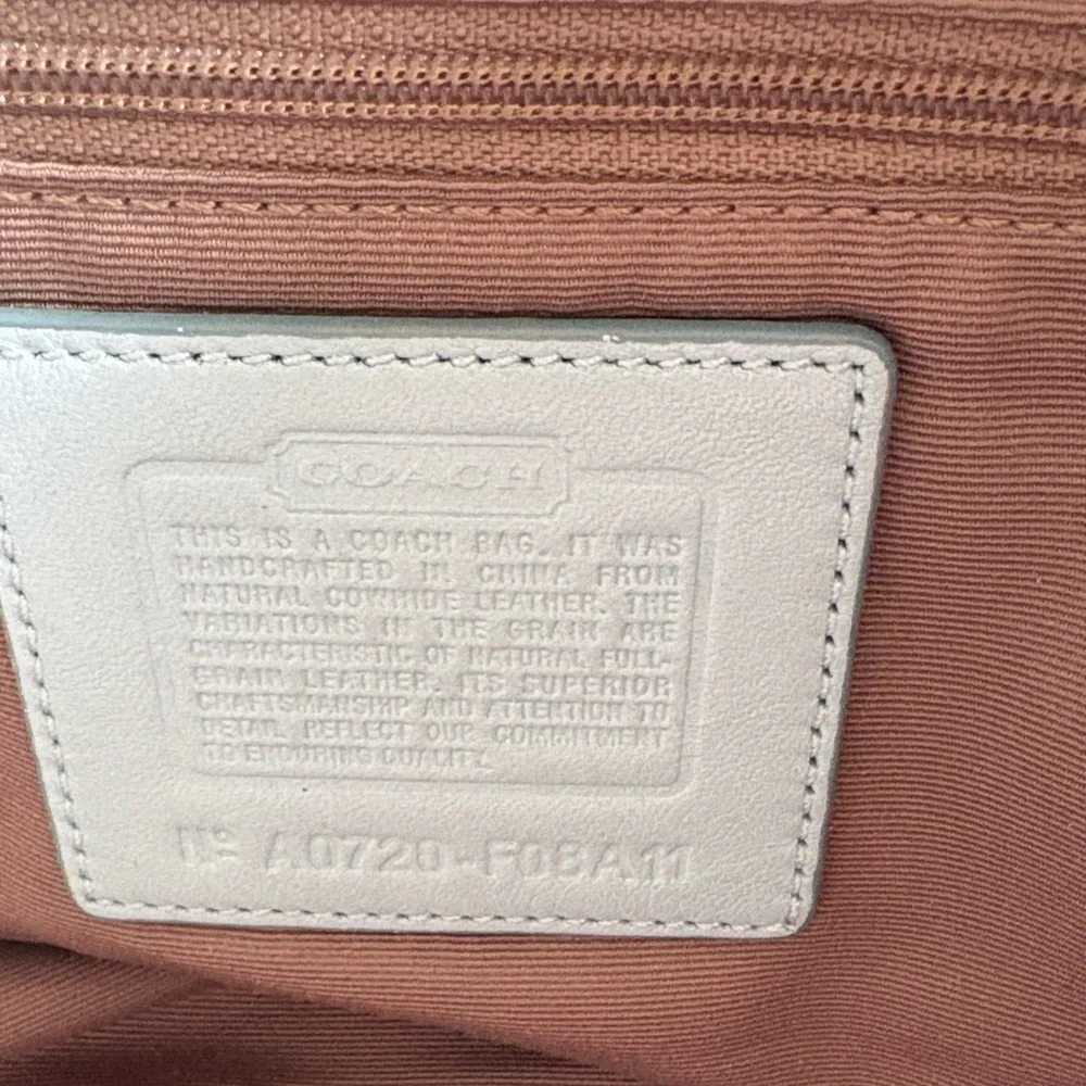 2007 Coach Soho Hampton in Aqua/Robin’s egg blue